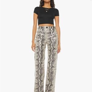 MOTHER Denim The Maven Heel pant in Cold Blood